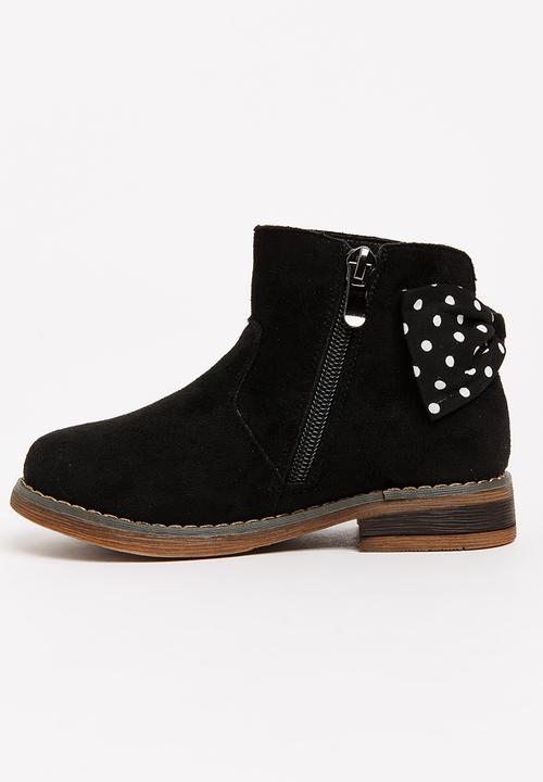 Pop Candy - Girls Ankle Boot Black