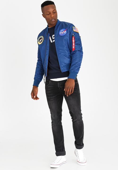 Alpha Industries - MA-1 VF NASA Jacket Blue