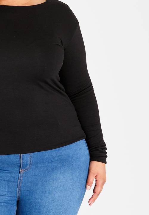 Slick - Maria Double Layer Top Black