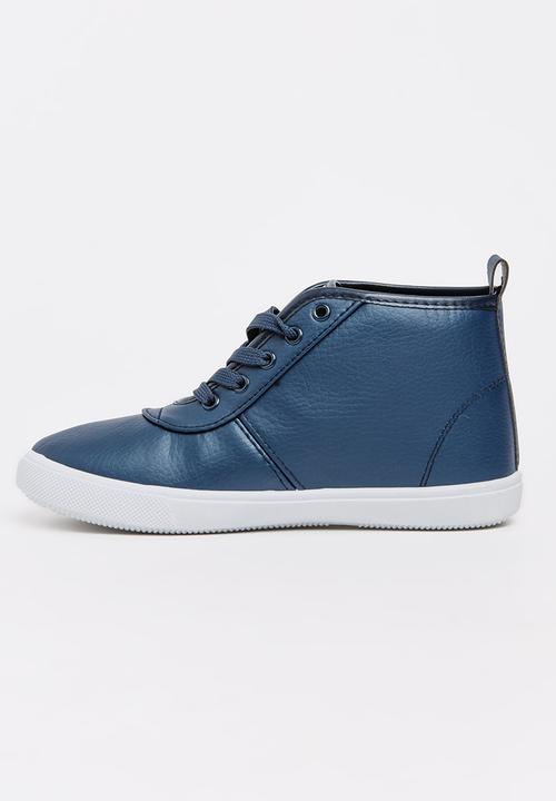 SOVIET - Callista Hi Cut Sneaker Navy