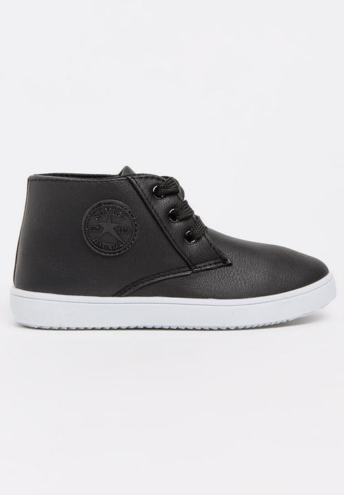 SOVIET - Buffon Hi Cut Sneaker Black