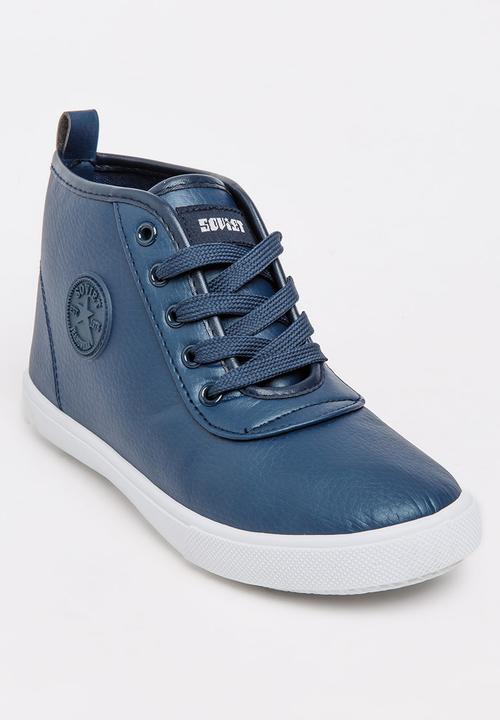 SOVIET - Callista Hi Cut Sneaker Navy