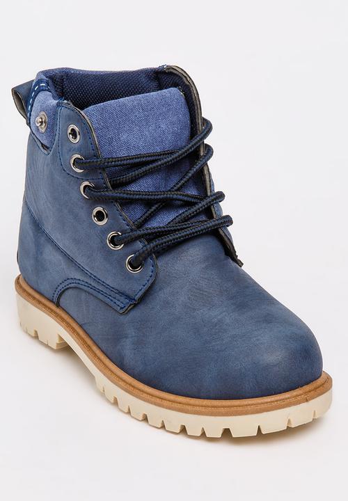 Jumbo - Lace Up Boot Navy