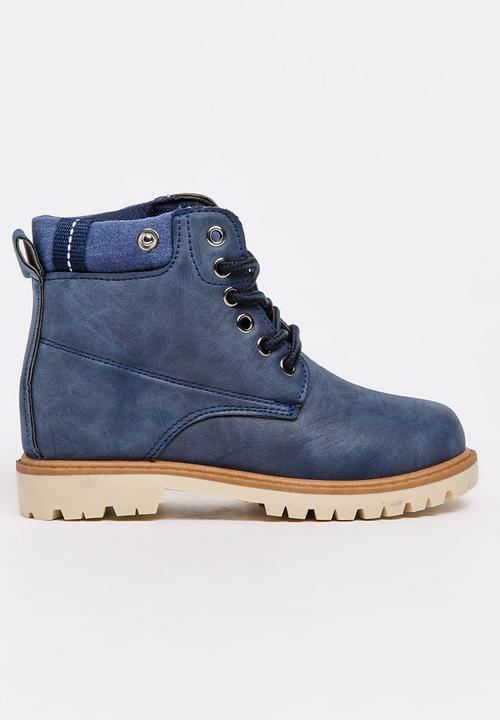 Jumbo - Lace Up Boot Navy