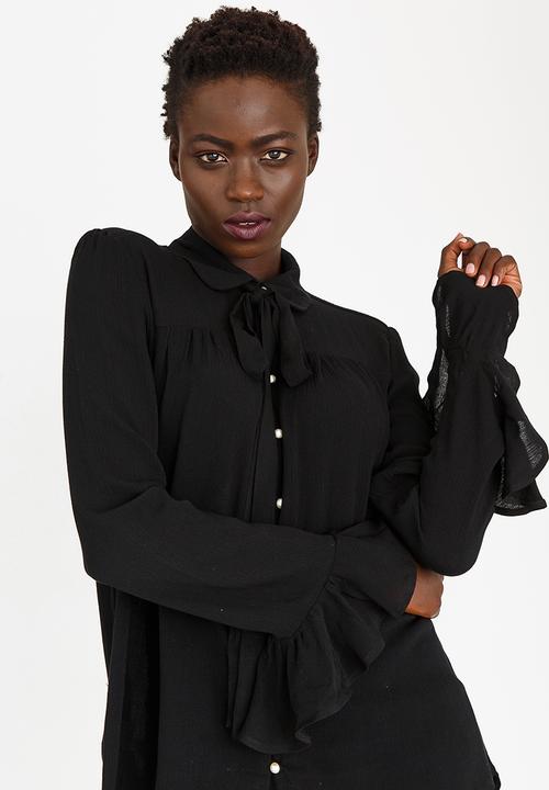 edit - Kittybow Blouse Black