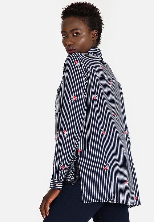 edit - Roll Up Sleeve Shirt Floral