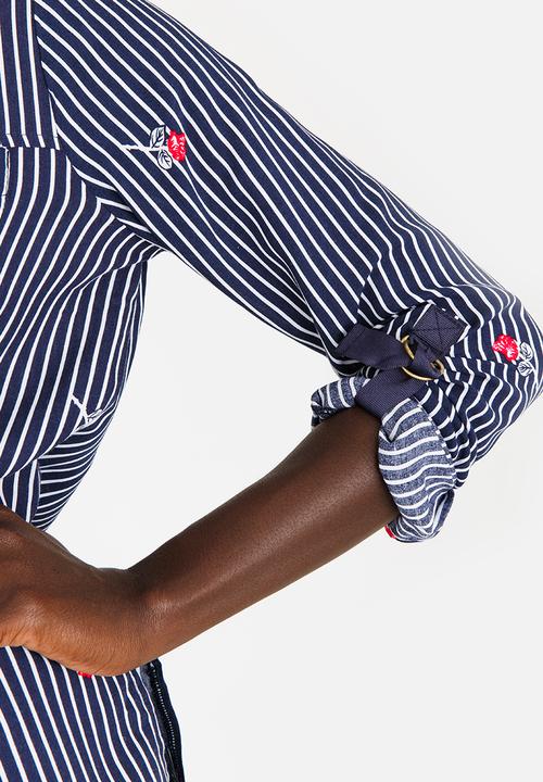 edit - Roll Up Sleeve Shirt Floral