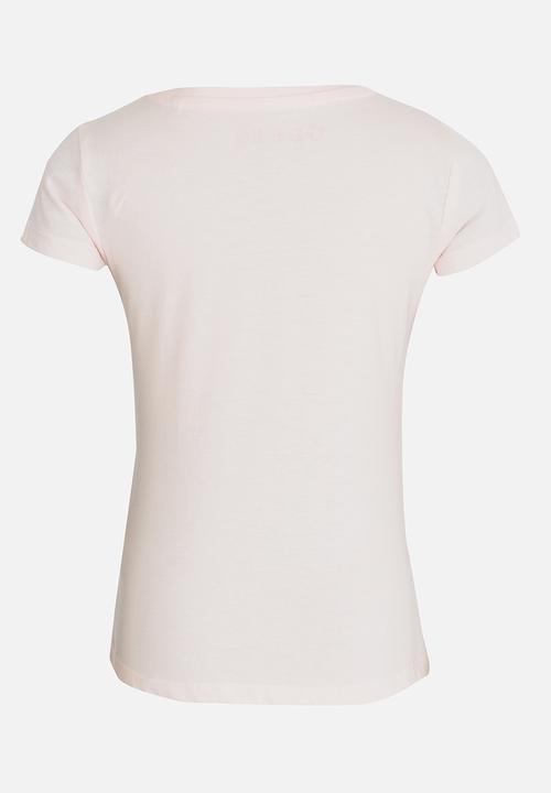 GUESS - Tri 3 Flower Pale Pink Tee