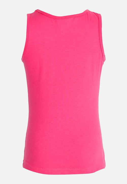 Pop Candy - Printed Vest Mid Pink