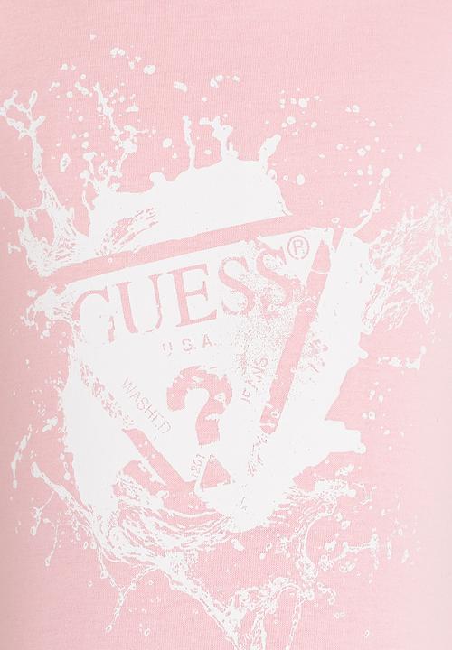 GUESS - Splashed Tri Tee Pale Pink