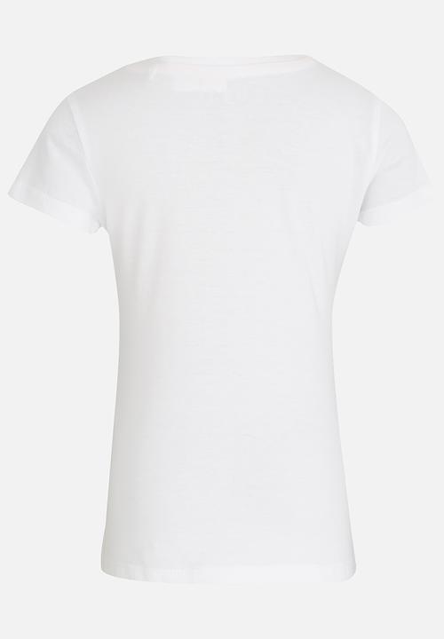 GUESS - Guess Jeans Flower White Tee