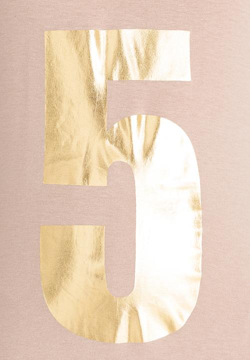 Twin Clothing - Hooded Print Dress Stone
