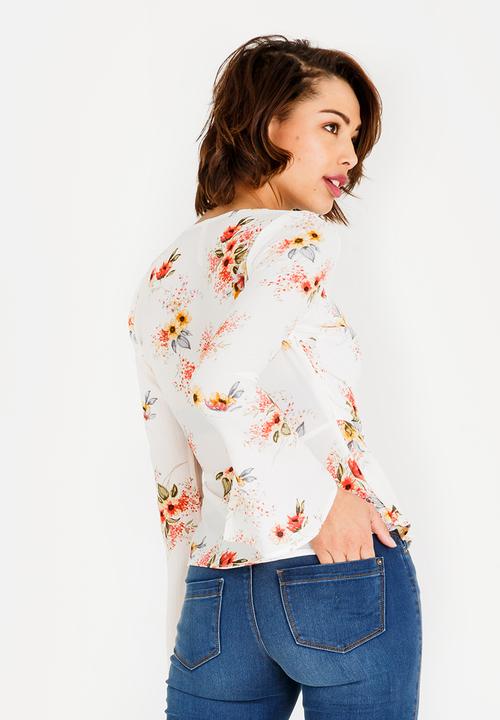 Revenge - Wrap Top White
