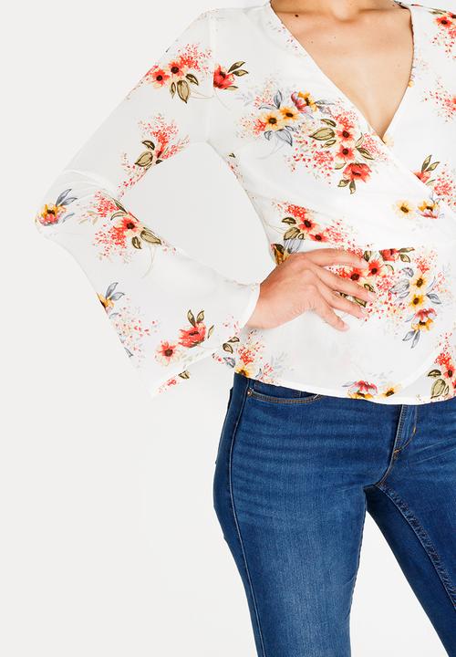 Revenge - Wrap Top White