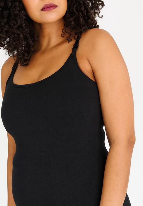 Cherry Melon - Basic Feeding Cami Black