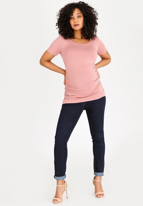 Cherry Melon - Round Neck Tee Rose