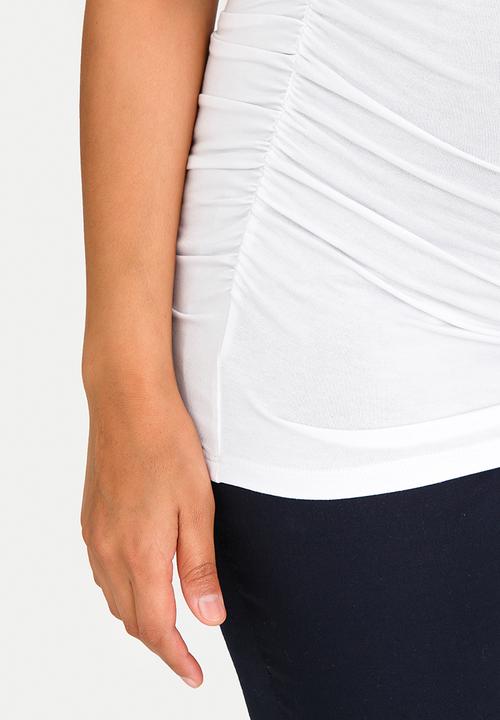 Cherry Melon - Basic Round Neck Tee White