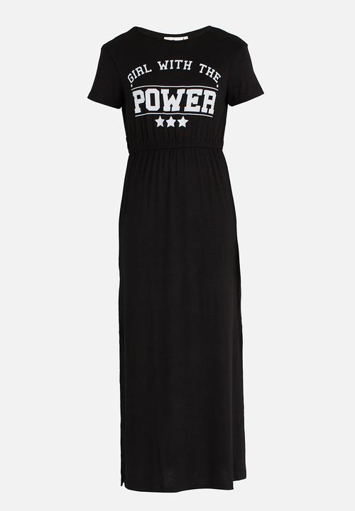 Rebel Republic - Jersey Maxi Dress Black