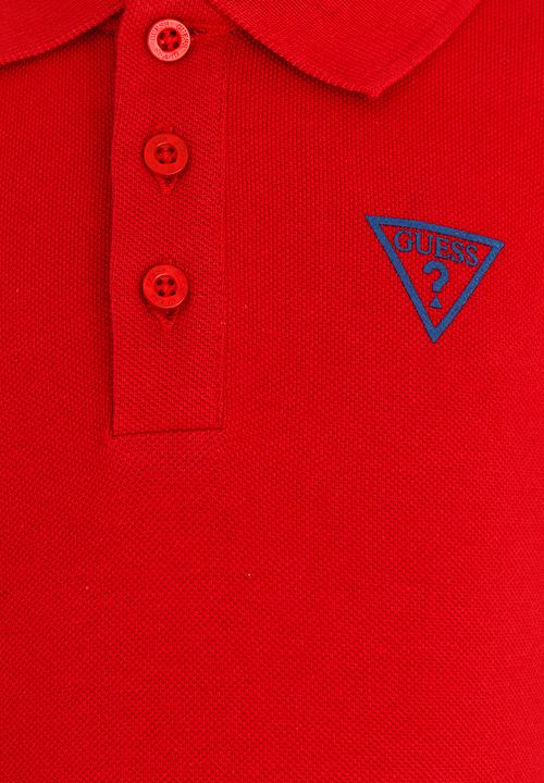 GUESS - Basic Polo Shirt Red
