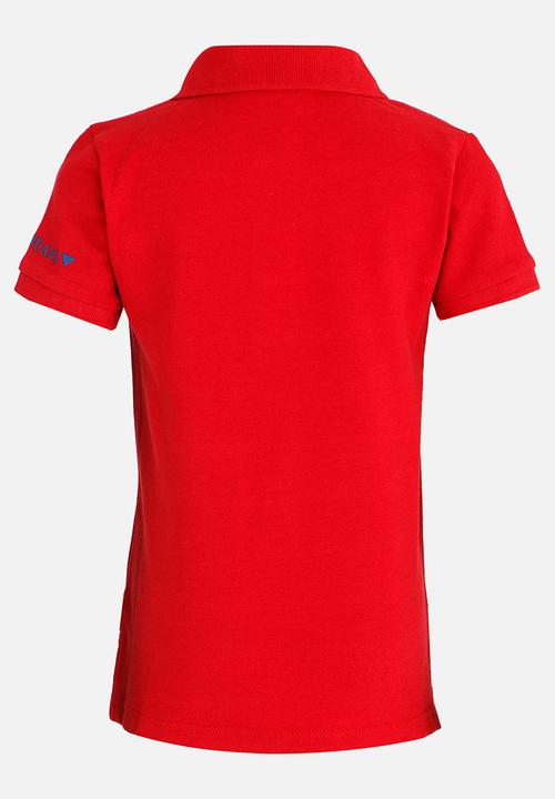 GUESS - Basic Polo Shirt Red