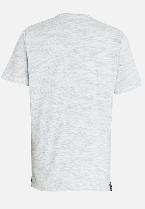 Brave Soul - Yarn Dyed T-shirt Blue