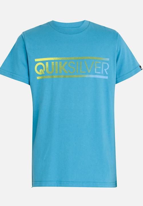 Quiksilver - Filled In Boys 3 Tee Mid Blue