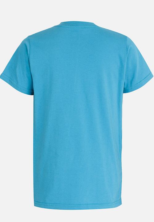 Quiksilver - Filled In Boys 3 Tee Mid Blue