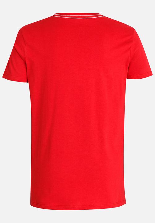 GUESS - Splatter Tee Red