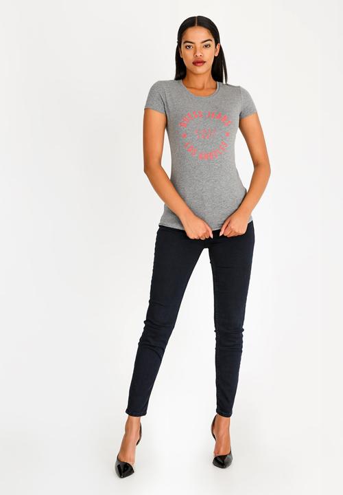 GUESS - Guess Classic Varsity Tee Grey