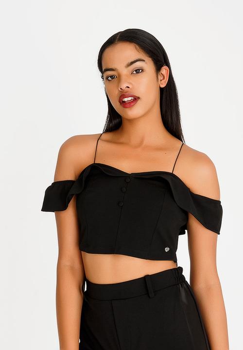 SISSY BOY - Sugar Crop Top Black