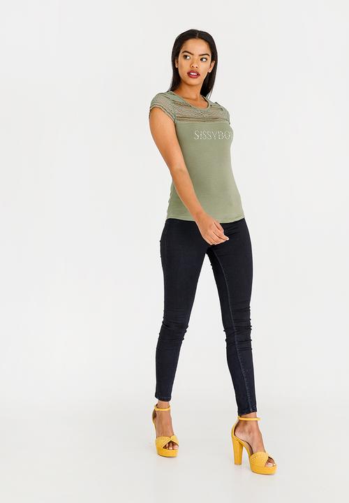 SISSY BOY - Rocko One Up Top Khaki Green