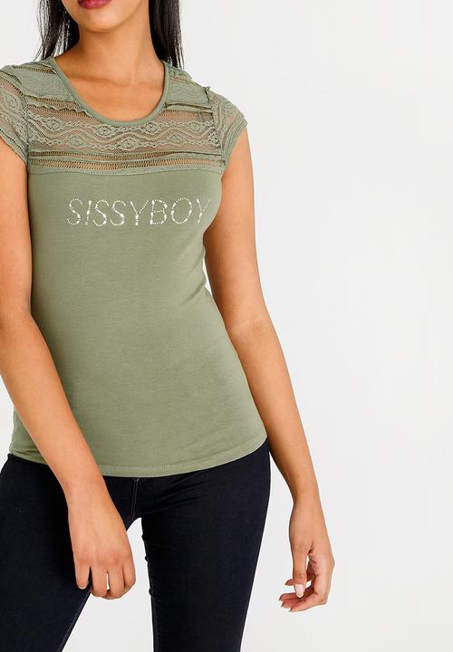 SISSY BOY - Rocko One Up Top Khaki Green