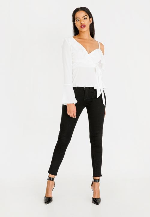 SISSY BOY - Assymetic Blouse Off White