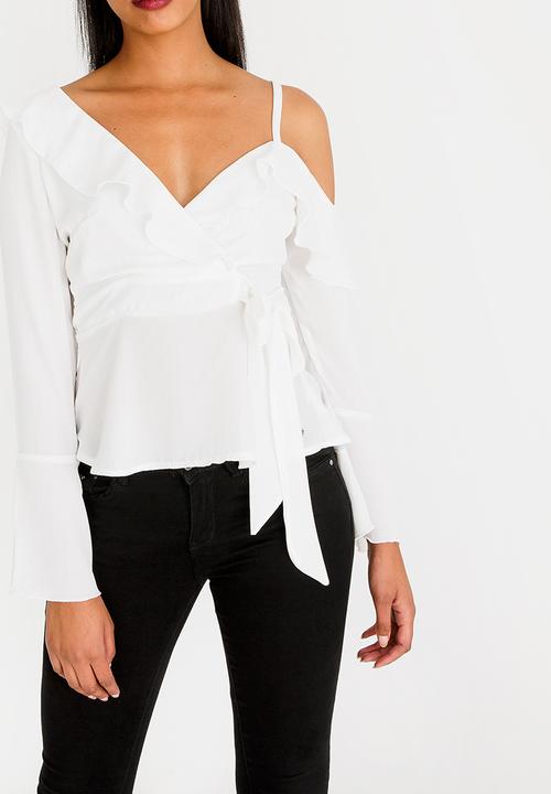 SISSY BOY - Assymetic Blouse Off White