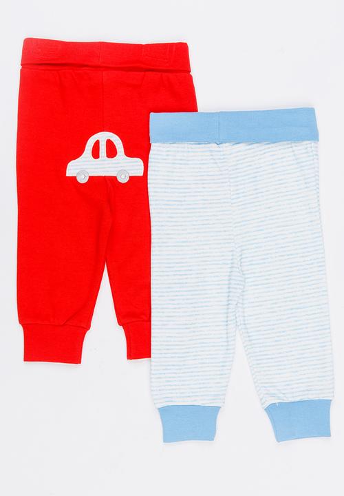 Baby Corner - 2 Pack Car Pants Multi-colour