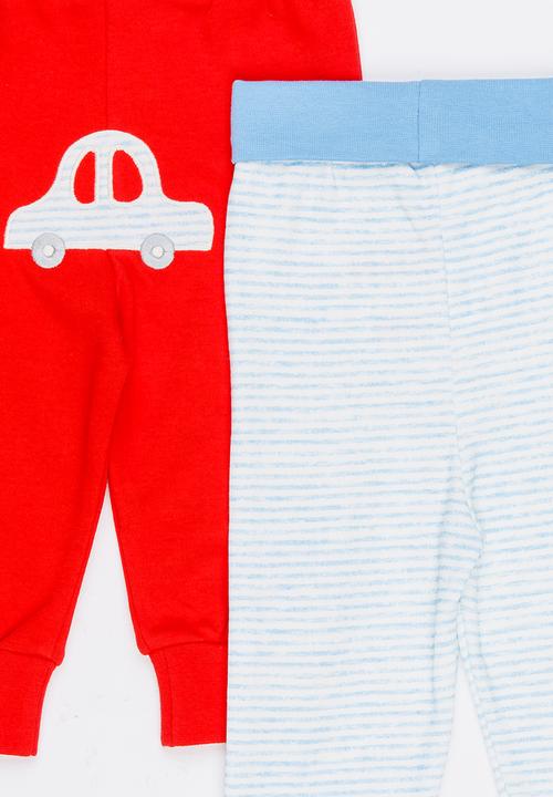 Baby Corner - 2 Pack Car Pants Multi-colour