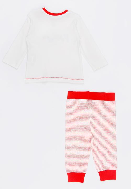 Baby Corner - Follow Me Printed PJ Set Multi-colour