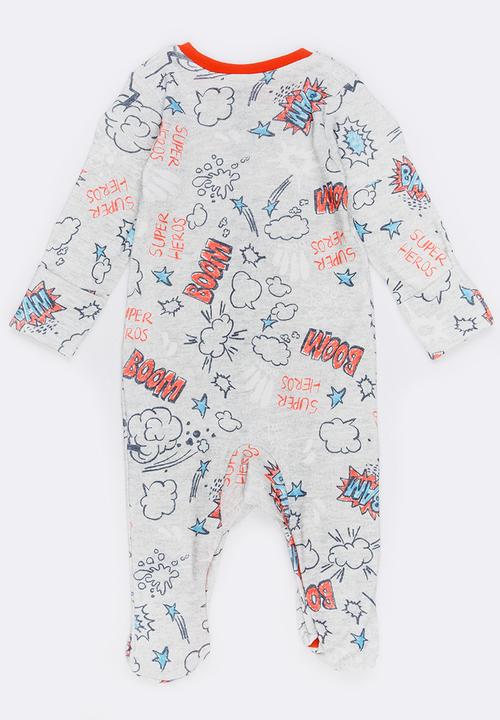 Baby Corner - Printed Sleepsuit Multi-colour