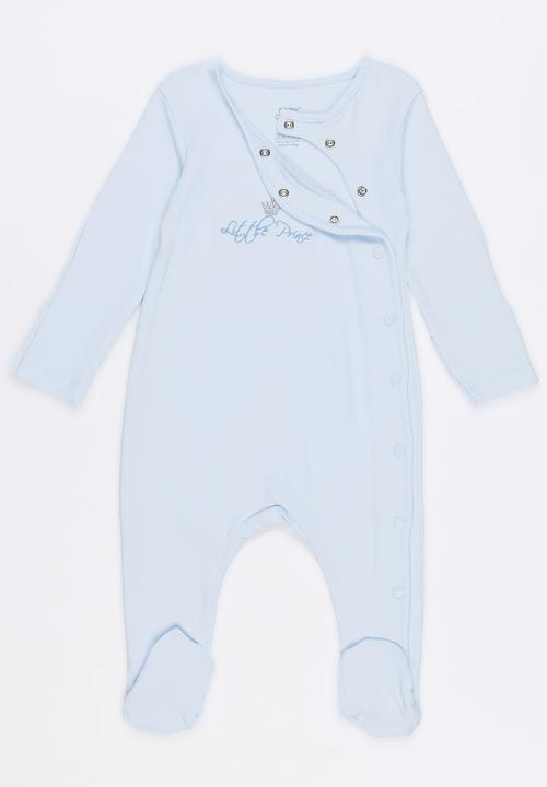 Baby Corner - Printed Sleepsuit Mid Blue