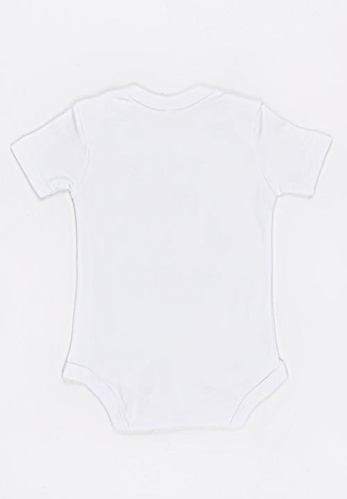 Funky Shop - Slogan Baby Grow White