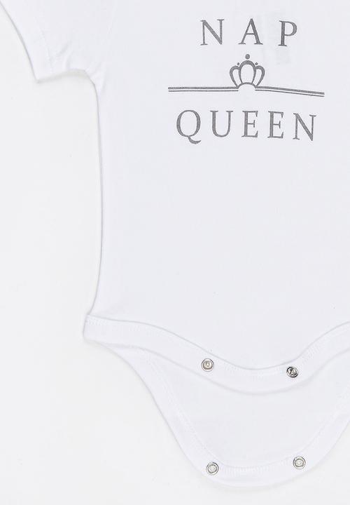 Funky Shop - Slogan Baby Grow White