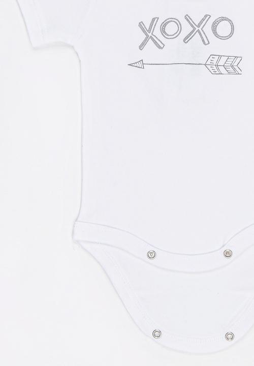 Funky Shop - Slogan Baby Grow White