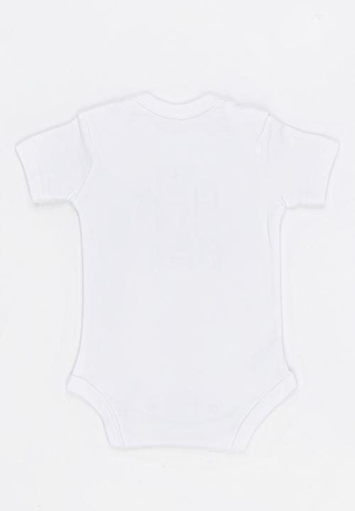 Funky Shop - Cuddles baby grow - white