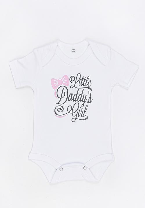 Funky Shop - Slogan Baby Grow White