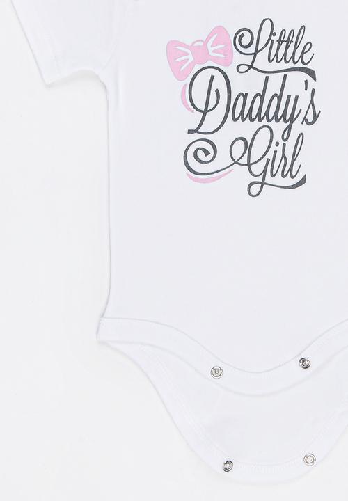Funky Shop - Slogan Baby Grow White