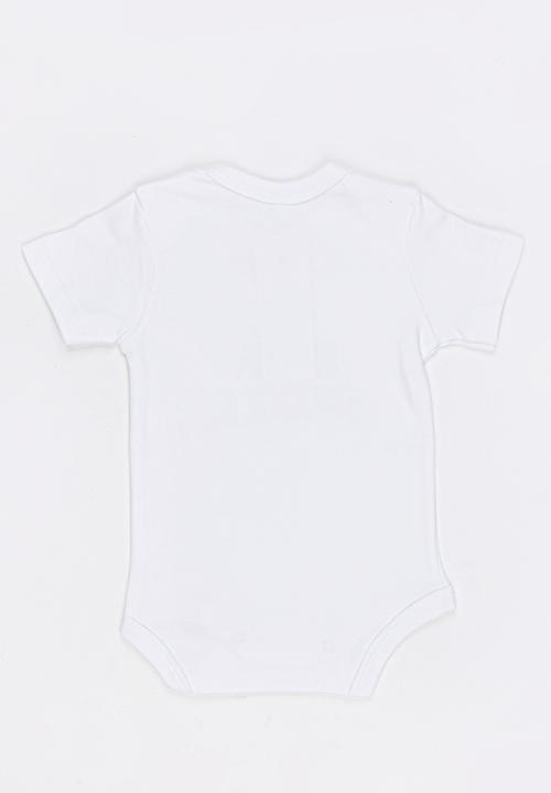 Funky Shop - Eat sleep snuggle baby grow - white