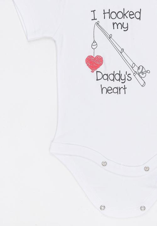 Funky Shop - Slogan Baby Grow White