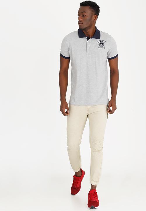 STYLE REPUBLIC - Contrast Golfer Grey