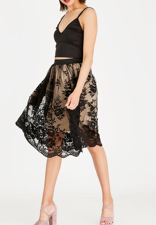 STYLE REPUBLIC - Two Piece Event Dress Set Black