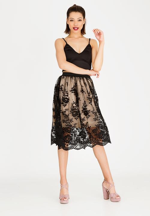 STYLE REPUBLIC - Two Piece Event Dress Set Black